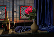 still life rose